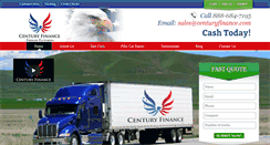 Desktop Screenshot of centuryfinance.com