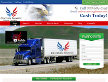 Tablet Screenshot of centuryfinance.com